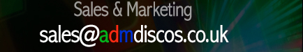 Sales and Marketing: sales@admdiscos.co.uk
